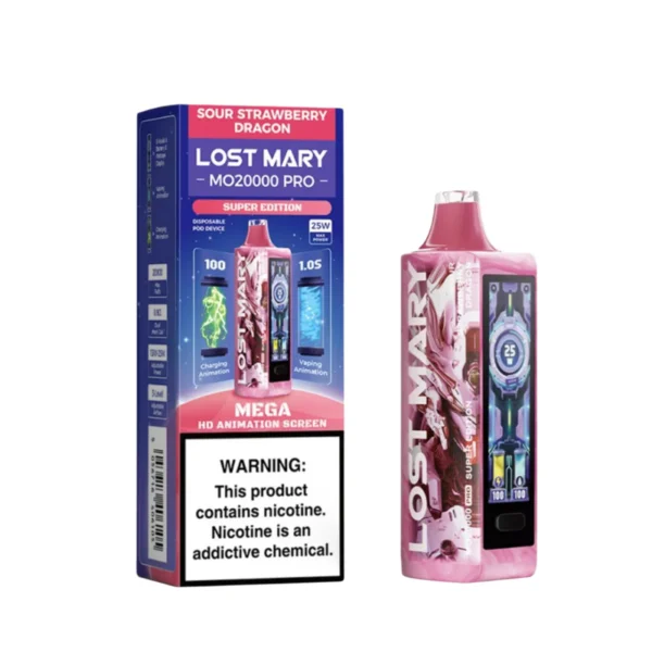 Sour Strawberry Dragon Lost Mary - Imagen 2