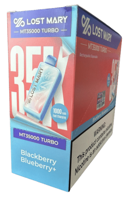 Caja x5 - Blackberry Blueberry Lost Mary MT35000 Turbo