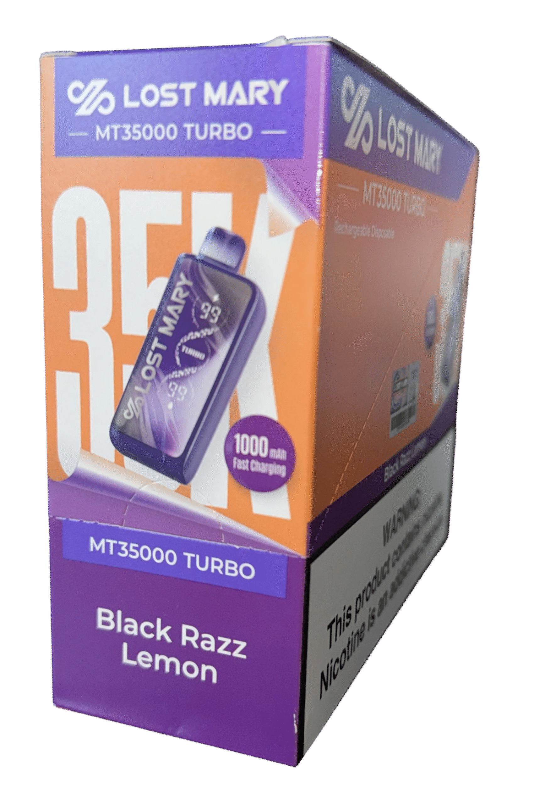 CAJA X 5 - Black Razz Lemon Lost Mary MT35000 Turbo