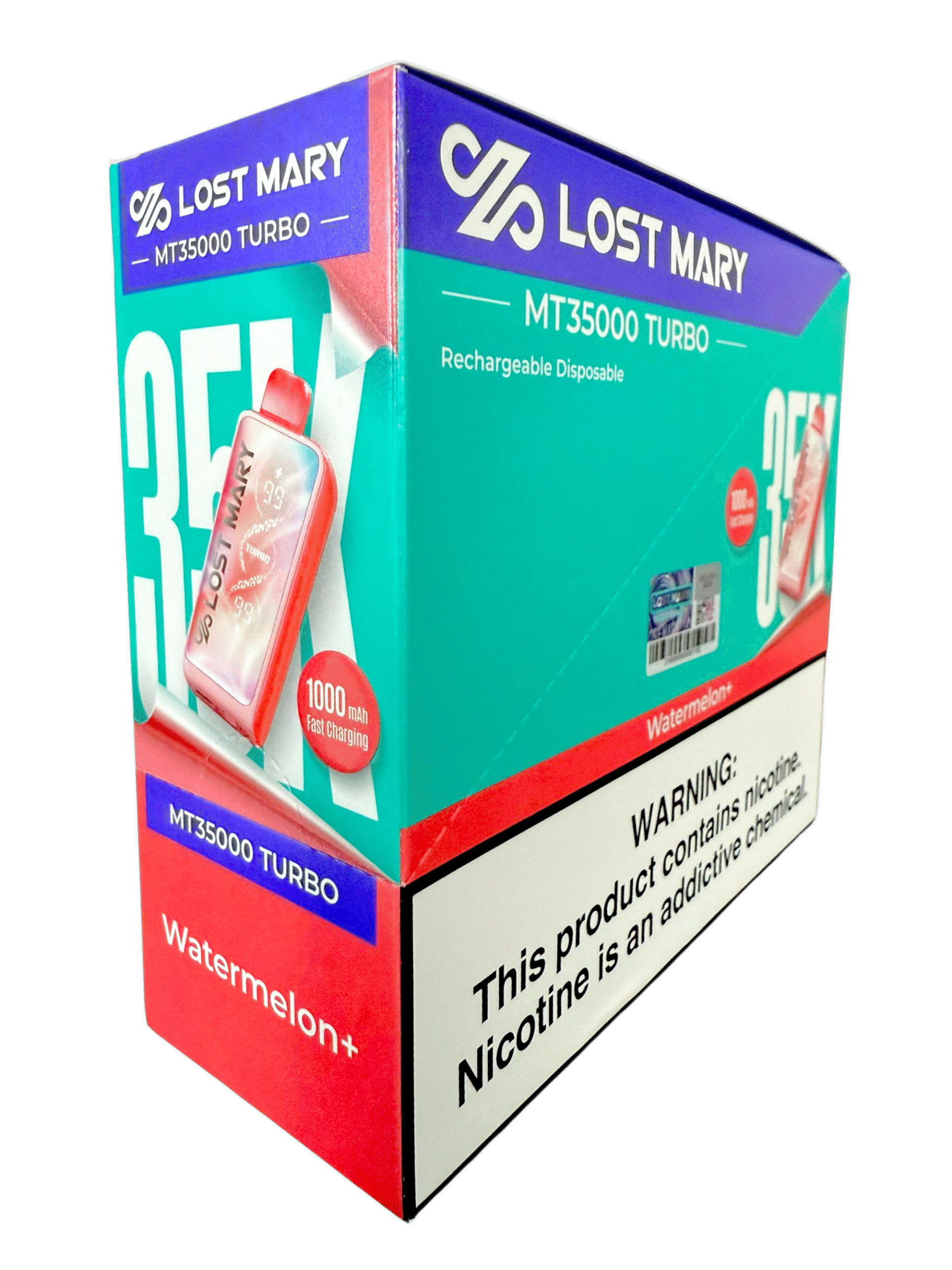 Caja X5 - Watermelon Lost Mary MT35000 Turbo